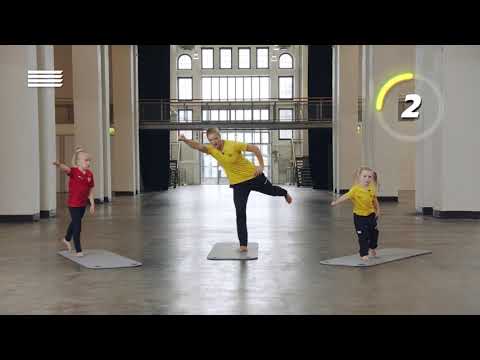 Aktiva barn - uppvärmning inomhus