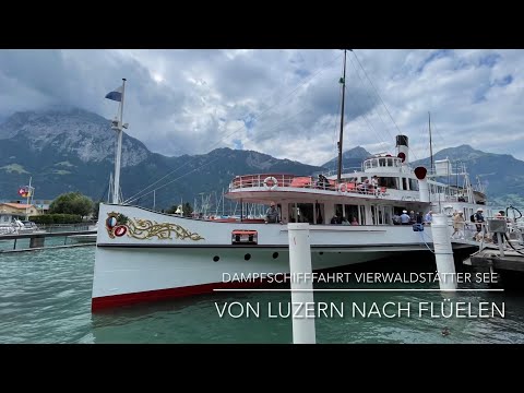 Dampfschifffahrt auf dem Vierwaldstättersee - von Luzern nach Flüelen