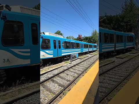 Convoyes del Tren de la Costa en la estación Marina Nueva, San Fernando, Buenos Aires, Argentina