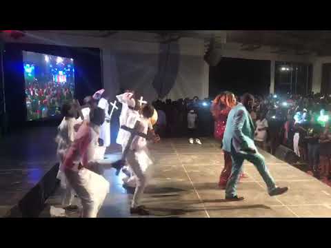 Christine Otieno ministering Okumba at CHURCHILL SHOW KISUMU