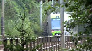preview picture of video '20120906 Trainspotting Kandergrund - Lotschbergbahn 1080p'