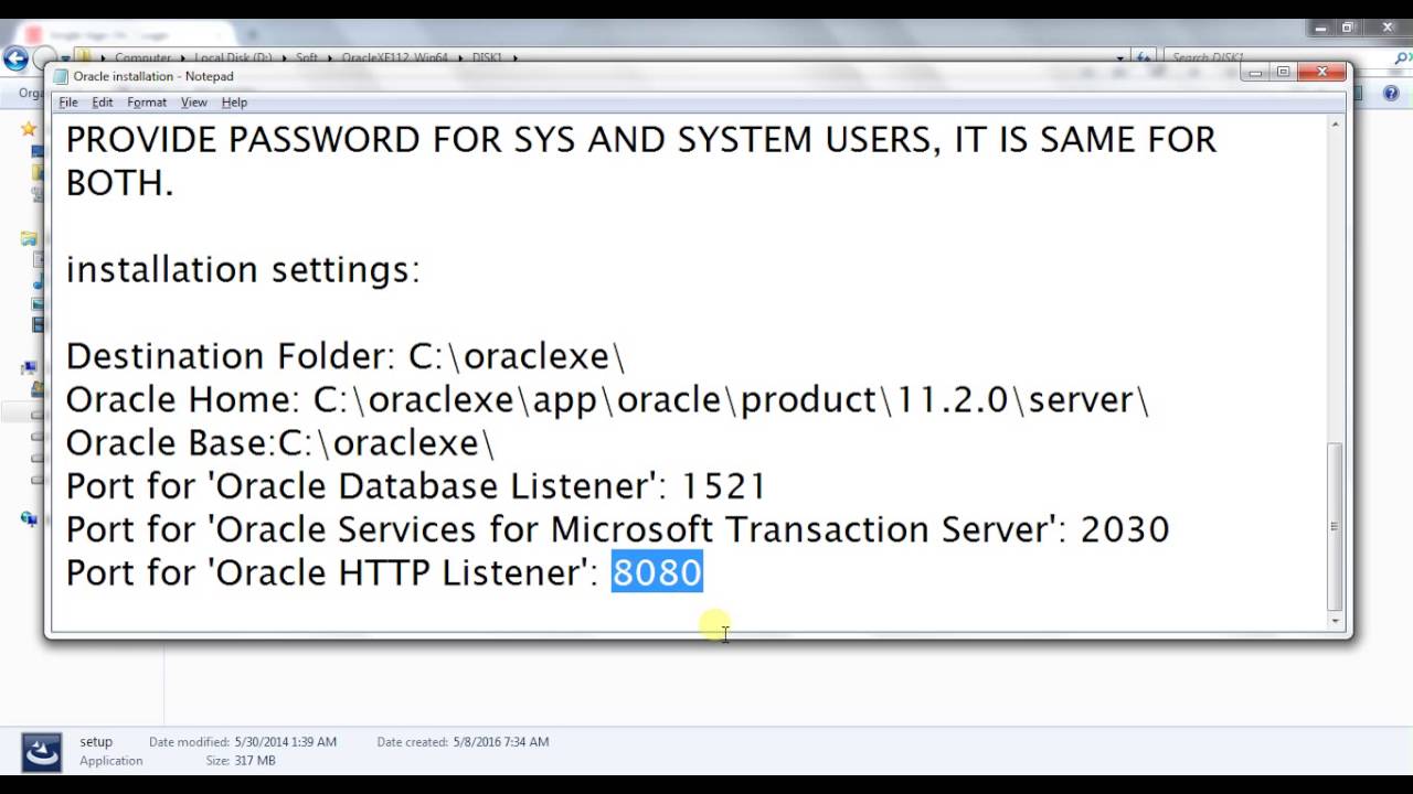 Informatica Administration Training Tutorial 1a: Downloading and Installation of Oracle XE.