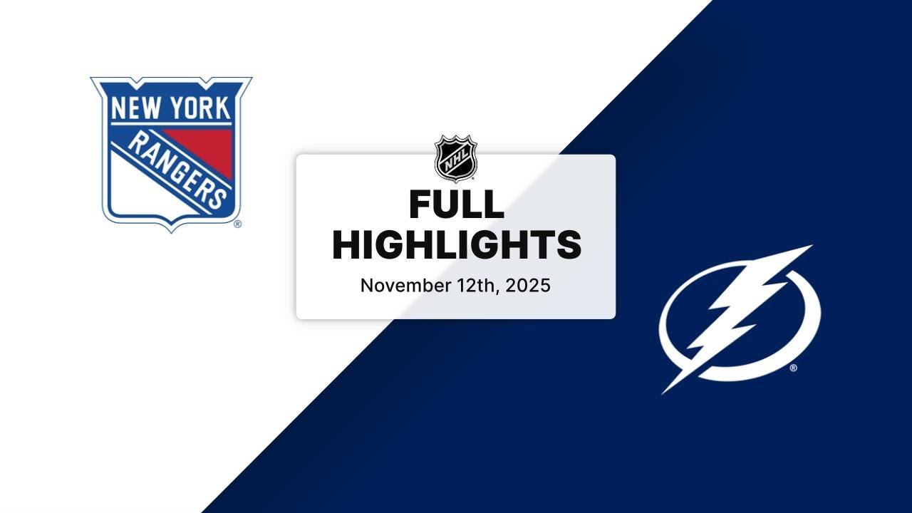 NHL Highlights | Rangers vs. Lightning | November 12, 2025
