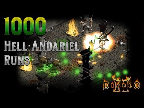 Diablo 2 - 1000 Andariel Runs - Did I drop a Stone of Jordan?