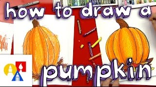 How To Draw A Pumpkin And Color