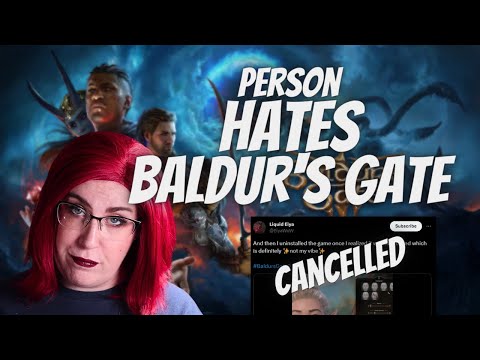 Cancelled for HATING BALDUR'S GATE 3