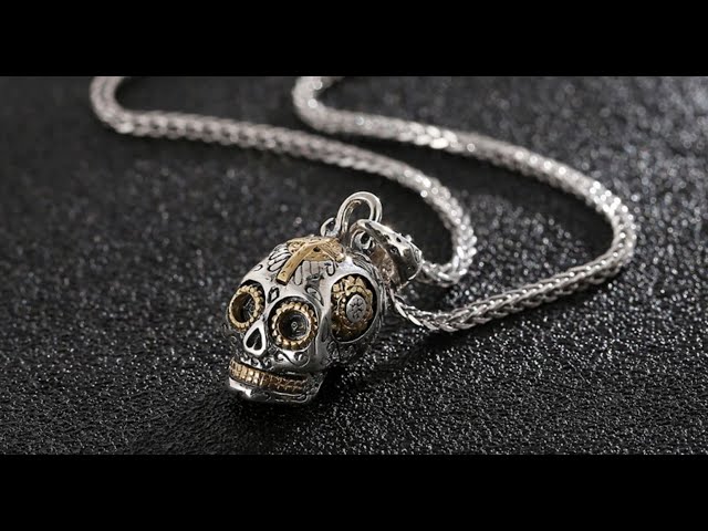 Vídeo relacionado con Wendalern Cráneo Gótico Cadena Pendientes Cadena de Plata Borla Colgar Pendientes Esqueleto Vintage Ghost Skull Stud Pendientes Sugar Skulls Declaración Pendientes Y2k Joyería para Mujeres y Niñas