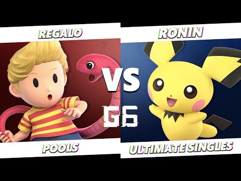 Glitch 6 SSBU - Regalo (Lucas) VS Ronin (Pichu) Smash Ultimate Pools