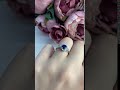 Серебряное кольцо с сапфиром 1.18ct