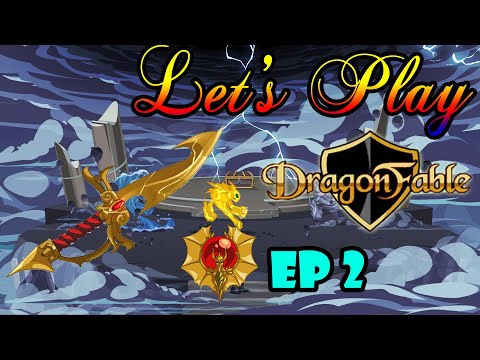 Let's Play DragonFable Ep 2 - Sir Jing's & Daily DC Quest at low levels? WTF is this scaling?!