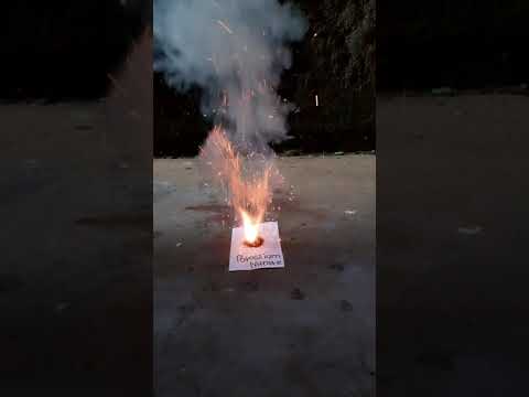 Test Burning KNO3, KCLO3, KCLO4