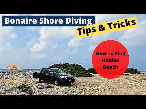 How to Find Hidden Beach - Bonaire Shore Diving Tips & Tricks