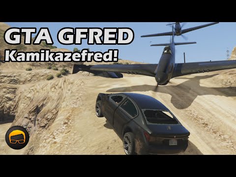 Dodging 20 Kamikaze Pilots! - GTA 5 Gfred Survival №1