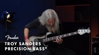 it gave an urge to rewatch Twin Peaks（00:00:17 - 00:11:23） - Exploring The Troy Sanders Precision Bass | Fender Artist Signature | Fender