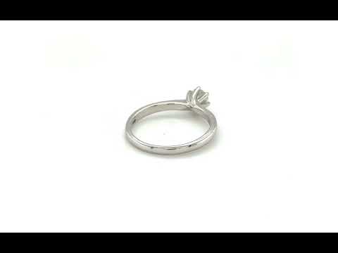 9ct White Gold Brilliant Cut Diamond Ring 0.4ct - 01010096 | Johnsons Jewellers