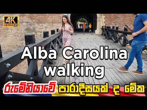 Walking Through Romania's Breathtaking Paradise|alba lulia walking tour 4k🇷🇴
