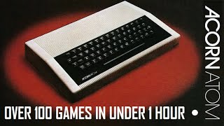 Over 100 Acorn Atom Games In Under 1 Hour