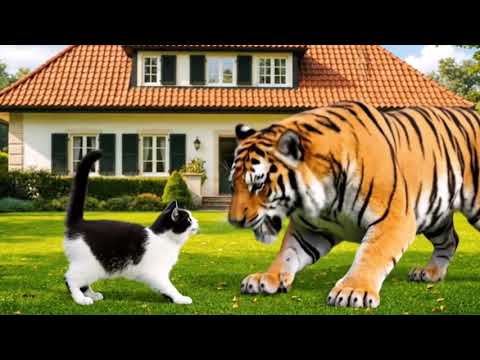 The Brave Cat That Defeated a Tiger in Europe