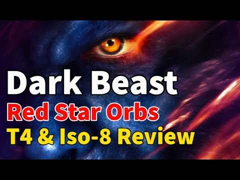 Dark Beast! Red Star Orbs Opening, T4 & Iso-8 Review! Death Seed Team | MARVEL Strike Force - F2P