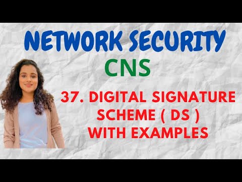 #37 Digital Signature In Cryptography |CNS|