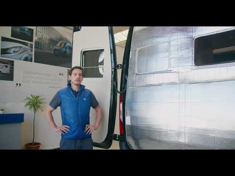 HYMER Camper Van Thermoisolierung Hecktüren klappbar