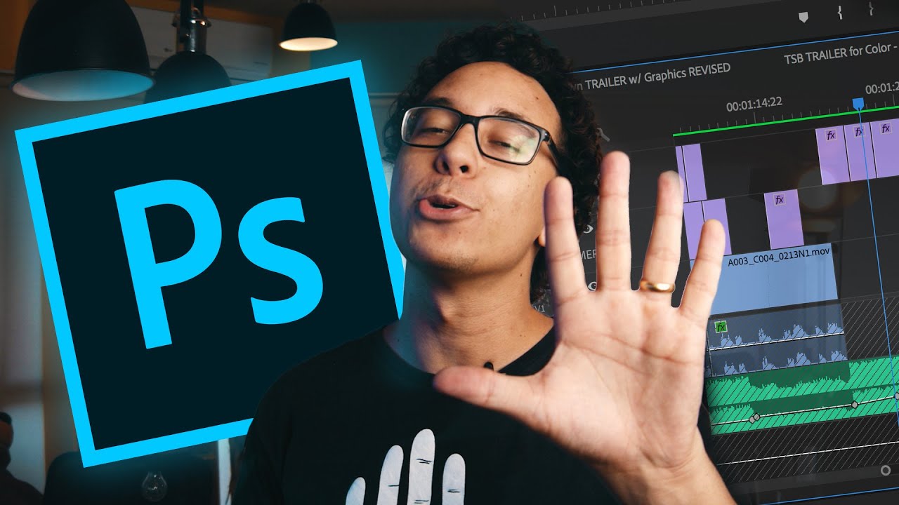 COMO USAR o PHOTOSHOP na EDIÇÃO DE VÍDEOS de 5 FORMAS DIFERENTES