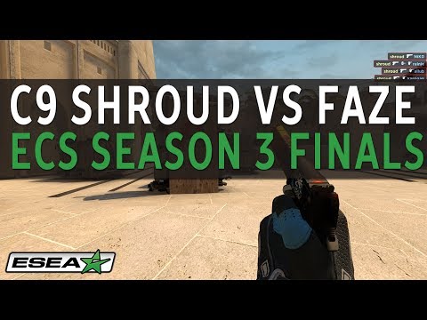 C9 Shroud vs FaZe - Nasty One Deags - ECS Season 3 Finals