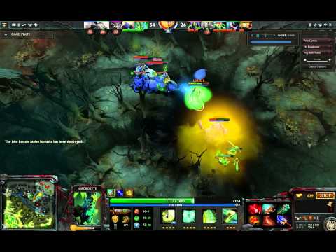 Necro vs Mirana, Rubick and Pudge :)