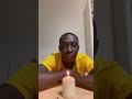 Khaby Lame react to the match to extinguish the lighted candle #khaby