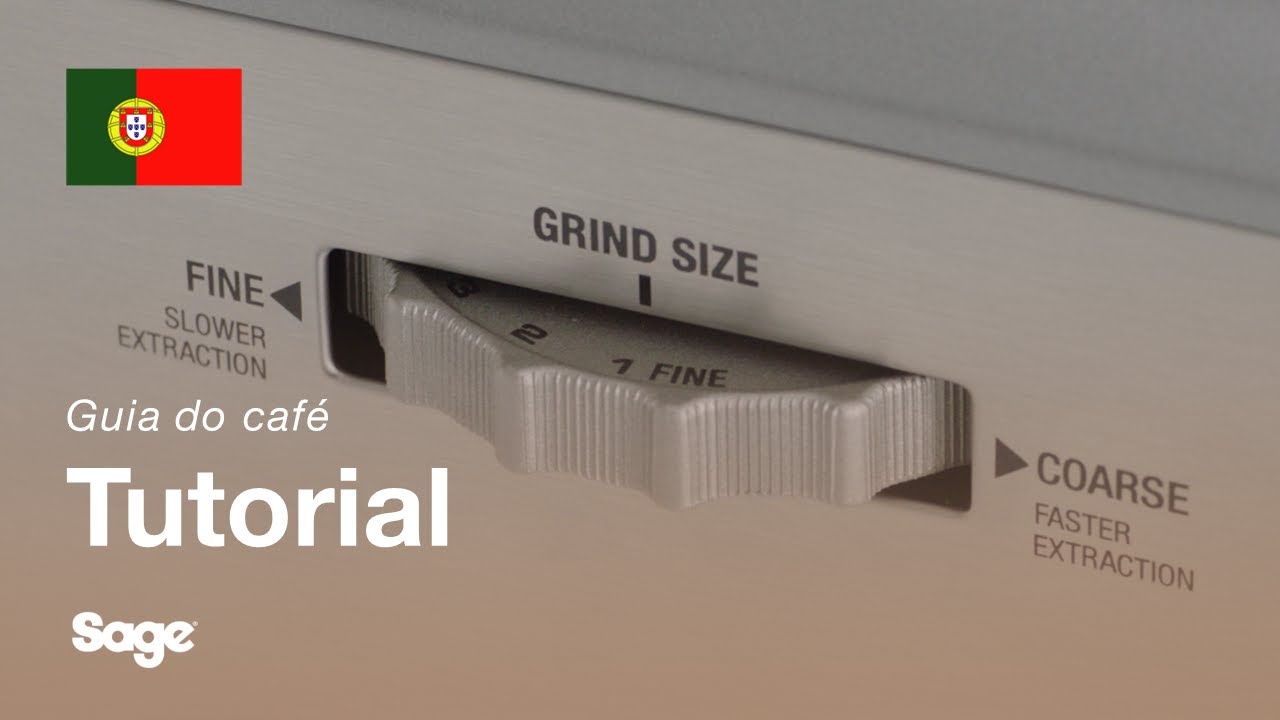Tutorial de guia de café Breville - Como ajustar a definição de moagem