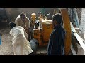 Old Black Desi Engine working with Chakki atta Kala engine diesel engine Roston Hornsby kalarwala