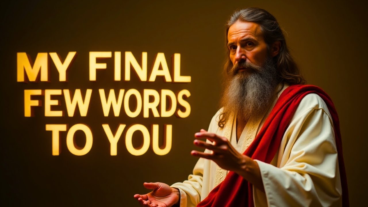 🔴"MY FINAL FEW WORDS TO YOU!! OPEN RIGHT NOW” | God Message Today | God Message Now