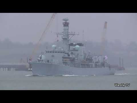 HMS WESTMINSTER F237 DEPARTS DEVONPORT NAVAL BASE - 13th February 2021