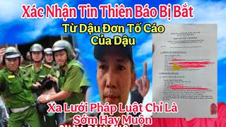 Xác Nhận Tin Nóng Thiên Báo Bị Bắt Từ Đơn Tố Cáo Tội Phạm Của Dậu? Xa Lưới Sớm Hay Muộn