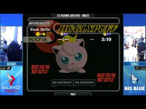 CSL NE Melee Finals 2018 - MnT | 2Saint (Jigglypuff) vs. HoG | Tiramisu (Fox) - SSBM Pools