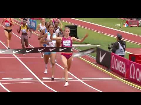 2022 Prefontaine Classic Diamond League Women 800m WL