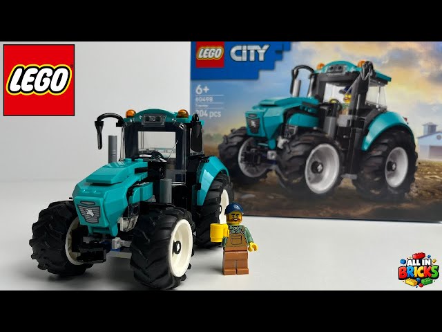 Vídeo relacionado con LEGO City Tractor de Juguete - Maqueta de Vehículo Agrícola y de Granja con Mifigura de Agricultor - Regalo de Cumpleaños para Niños de 6+ Años y Aficionados a la Ingeniería - 60498