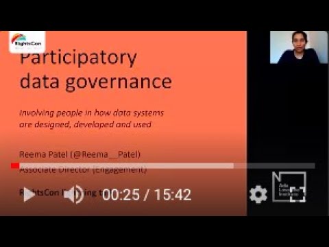 Reema Patel: Participatory data governance | RightsCon June 2021
