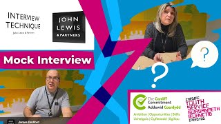 Job interview support John Lewis / Cymorth cyfweliad am swydd John Lewis