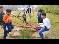 stand - up  seesaw two seat playing children