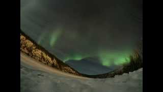 preview picture of video 'Aurora Borealis - Northern Lights - Dawson City, Canada'