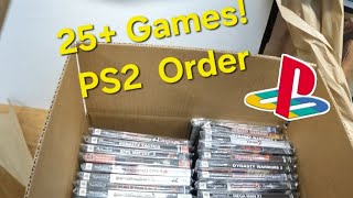 Packing a huge Playstation 2 Order for Frank