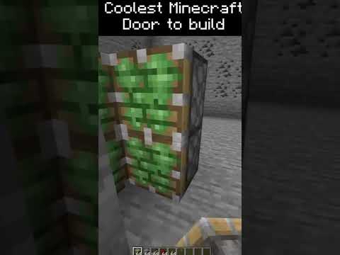 Minecraft: Coolest Redstone Door 😎 #Shorts