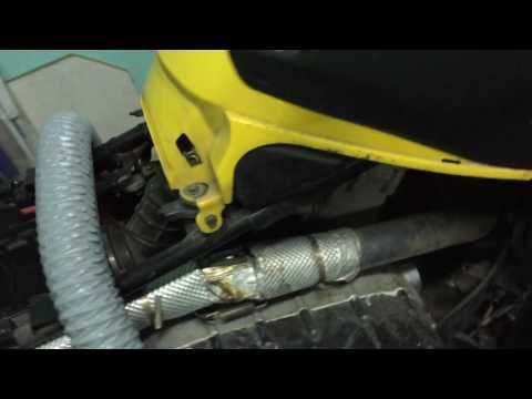 Установка шноркелей на cf moto 500 (часть 3)