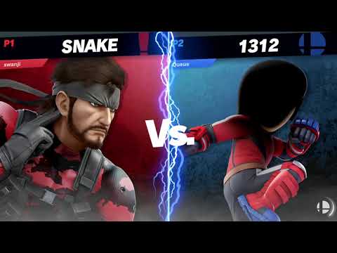 Smash-Net 68+1: Swanji (Snake) Vs Queue (Mii Brawler) - LosersRound 3 Ultimate