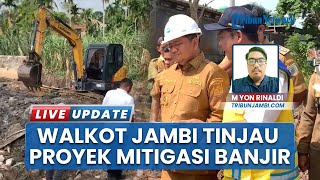 Musim Kemarau Tiba, Wali Kota Jambi Tinjau Proyek Mitigasi Banjir yang Tetap Jalan
