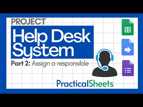 Create a HELP DESK System in Google Sheets and Forms 