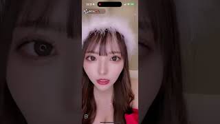 巨乳ライバー　TikTokライブ　#サンタ #コスプレ　#谷間