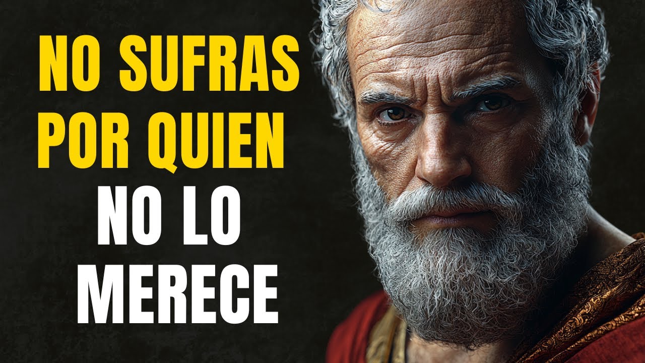 No sufras por nadie: transforma tu dolor en libertad emocional – Estoicismo