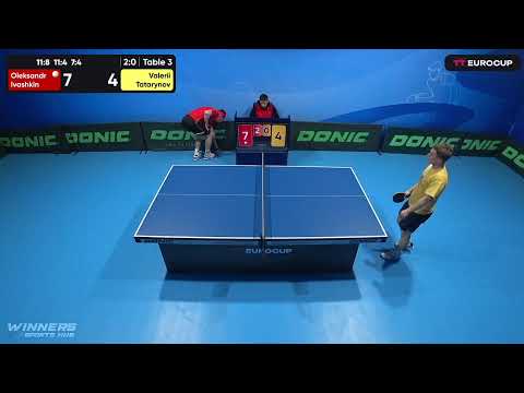 15:30 Oleksandr Ivashkin 3-0 Valerii Tatarynov 09.05.2023 TT Euro.Cup Ukraine Star. Table 3